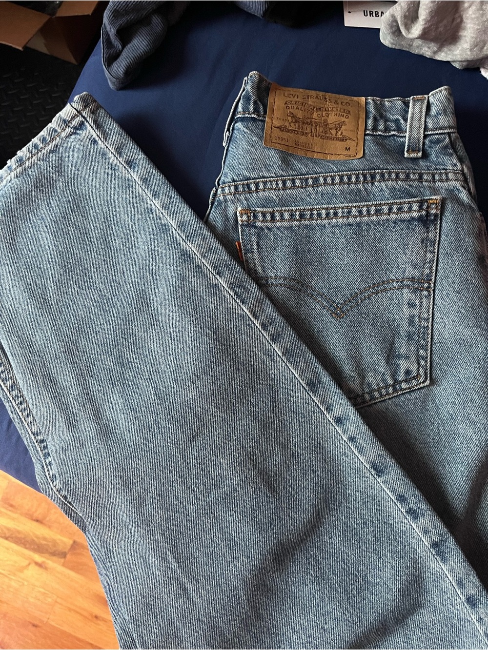 Levi’s 951 relaxed fit tapered leg jeans